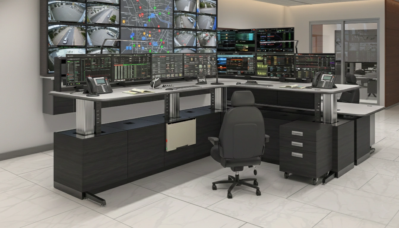 Single Dispatch console Unit by Tresco Consoles