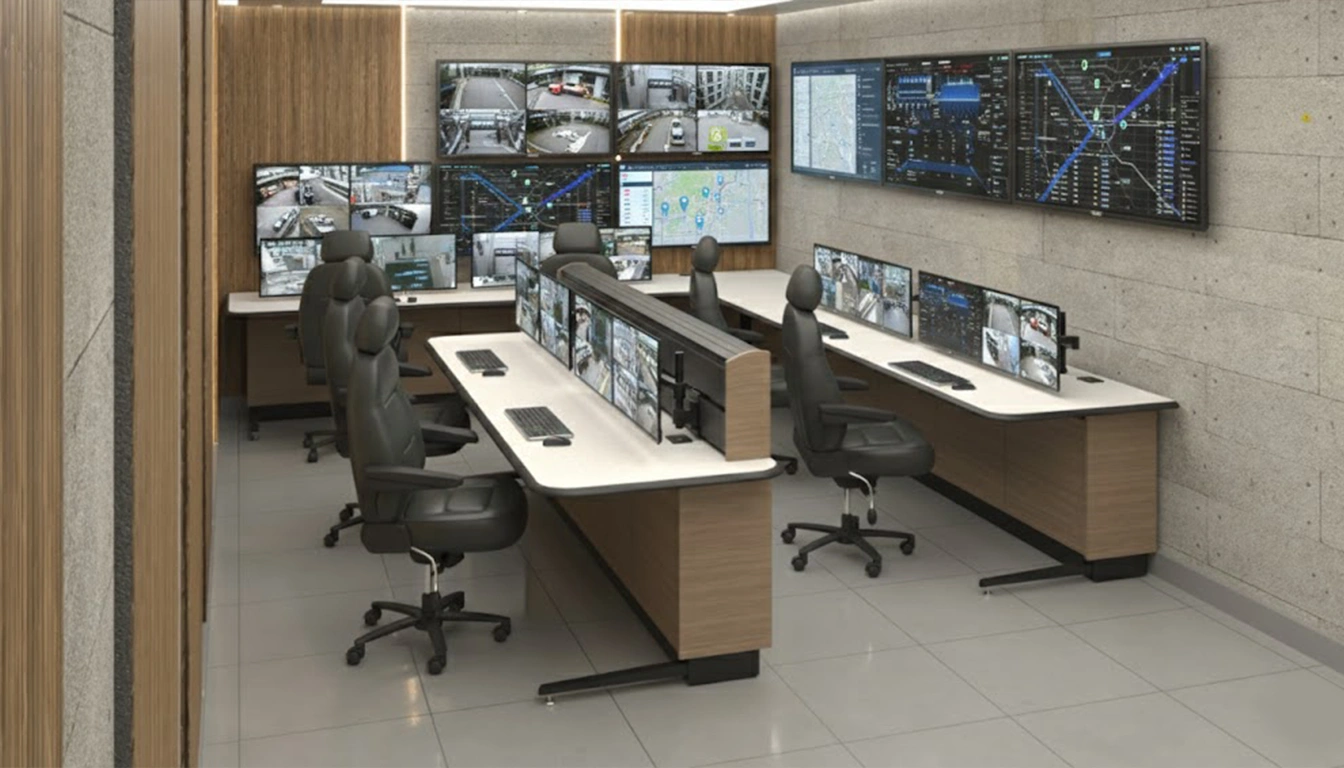Surveillance Control Room by Tresco Consoles |