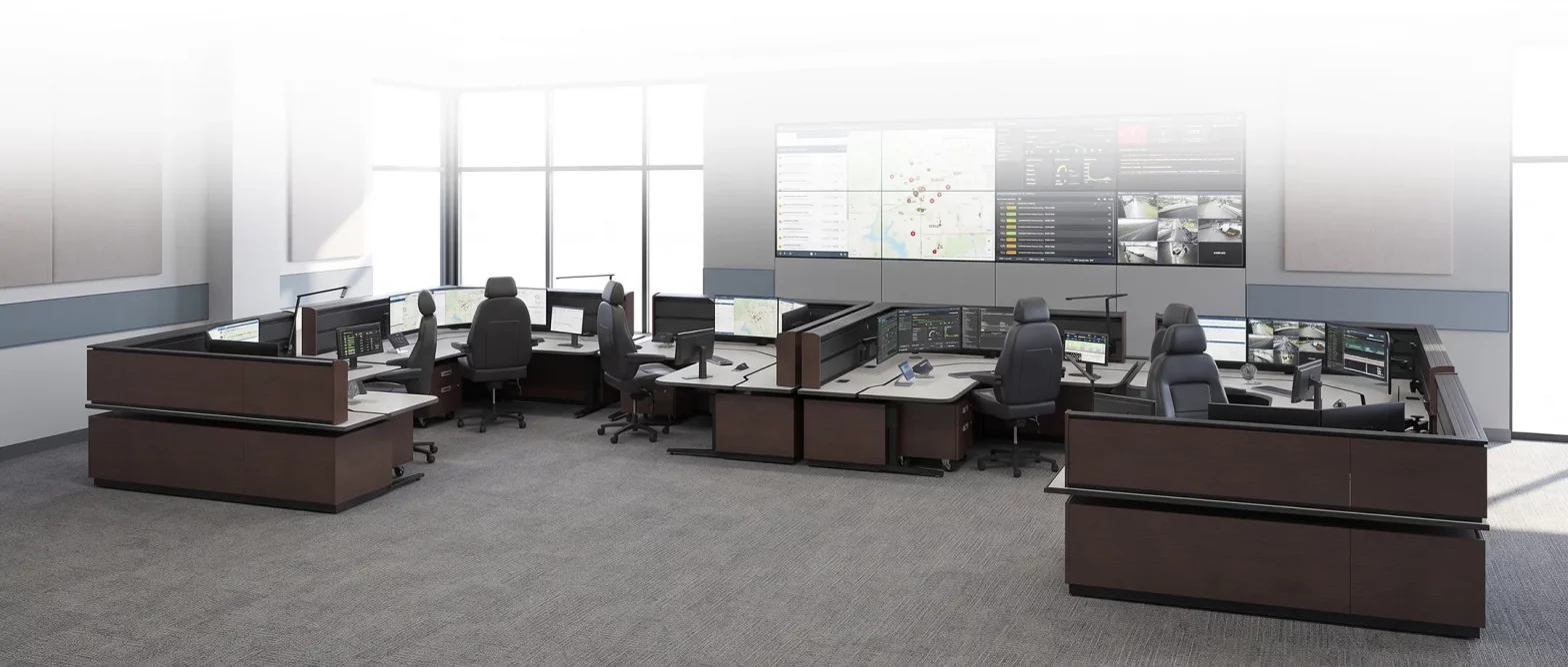 Dispatch Console Ergonomics: Single vs. Split Worksurfaces