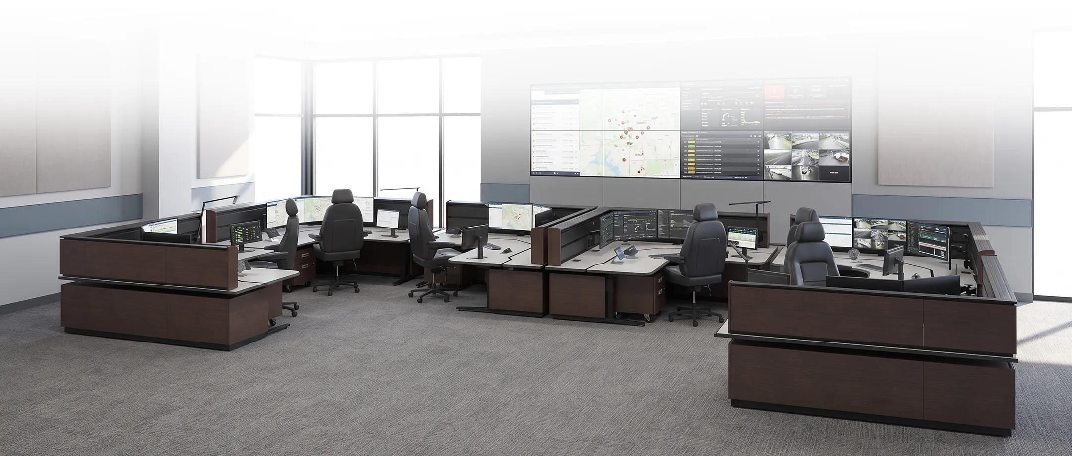 Dispatch Console Ergonomics: Single vs. Split Worksurfaces
